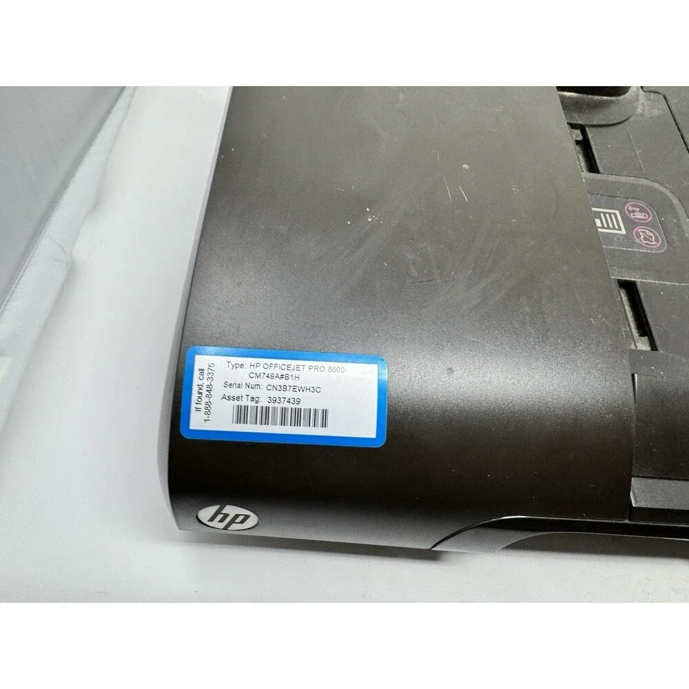 HP Officejet Pro 8600 Top Scanner Cover & Glass Flatbed Assembly